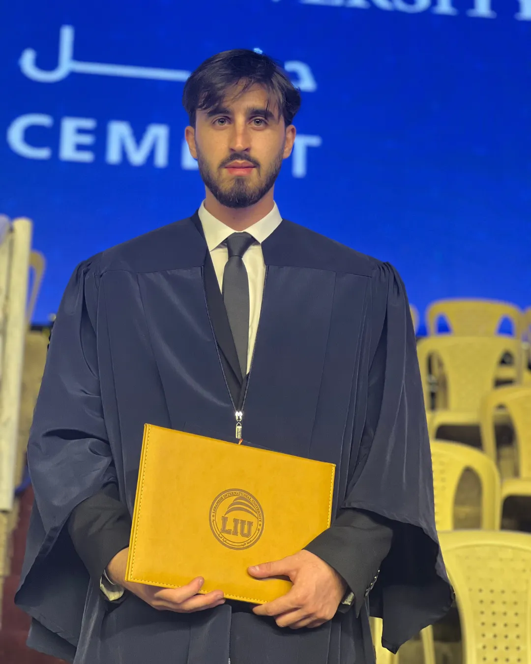 Abbas at his BS Graduation